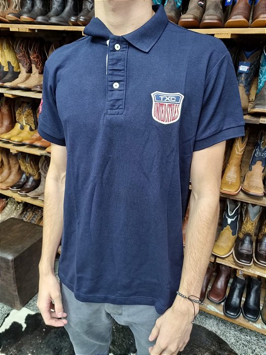 POLO TXC CUSTOM AZUL MARINHO 6716