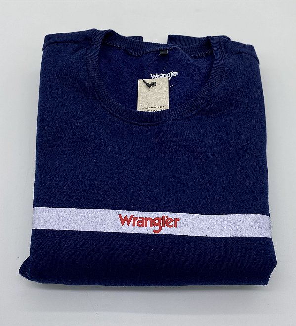 MOLETOM WRANGLER AZUL MAR WM9506MA