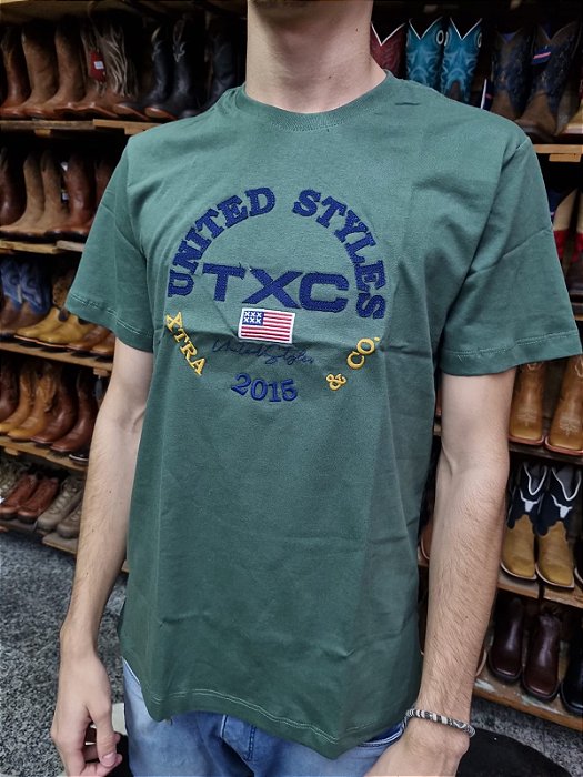 CAMISETA TXC REGULAR FIT VERDE MILITAR 192011