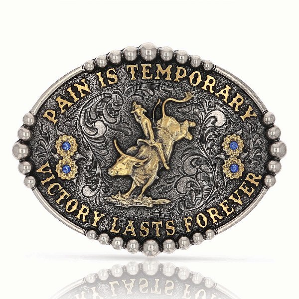 FIVELA MONTANA PAIN IS TEMPORARY BULL RIDING A829-MO
