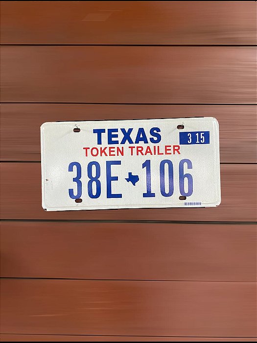 PLACA TEXAS 38E 106