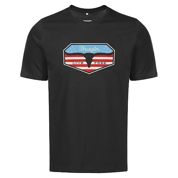 CAMISETA WRANGLER TSHIRT WM5697 PRETA