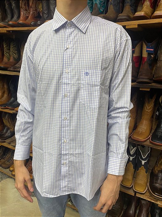 CAMISA DI HOFFMAN M/L 13342 AZUL
