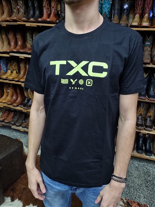 CAMISETA TXC REGULAR FIT PRETO 192150
