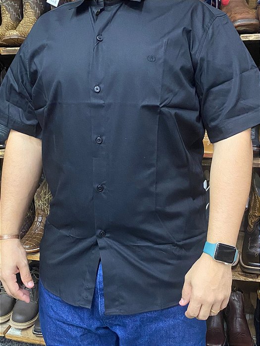 CAMISA DI HOFFMAN M/C 22425 PRETO