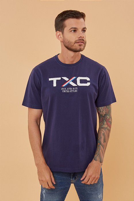 CAMISETA TXC CUSTOM MARINHO 192098