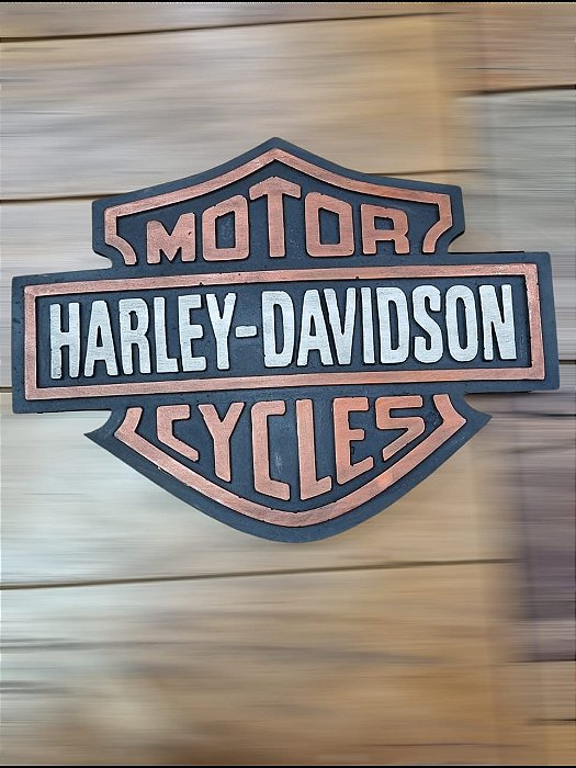 QUADRO HARLEY DAVISDSON LOGO MÉDIO