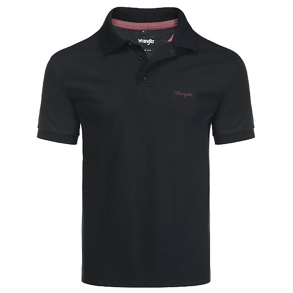 CAMISA POLO WRANGLER WM9053 PRETO