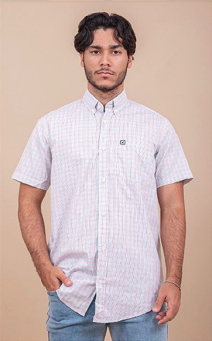 CAMISA TXC CUSTOM MC BORDADA XADREZ 29166C