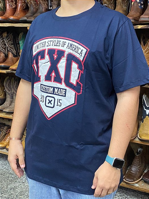 CAMISETA TXC REGULAR AZUL MARINHO 192081