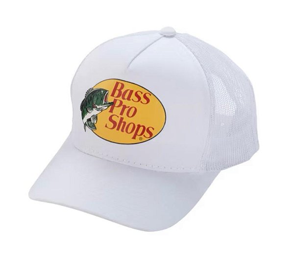 BONE BASS PRO SHOPS BRANCO ESTAMPADO
