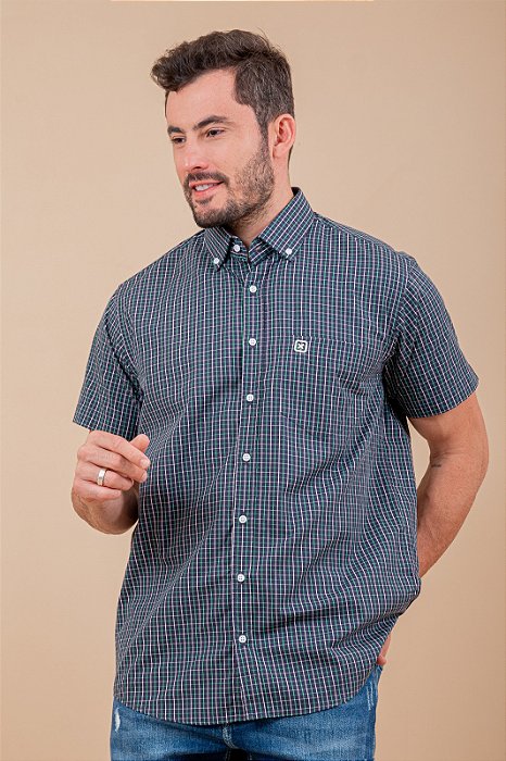 CAMISA TXC CUSTOM MC BORDADA XADREZ 29115C