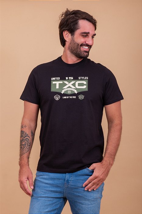 CAMISETA TXC CUSTOM 192186 PRETO