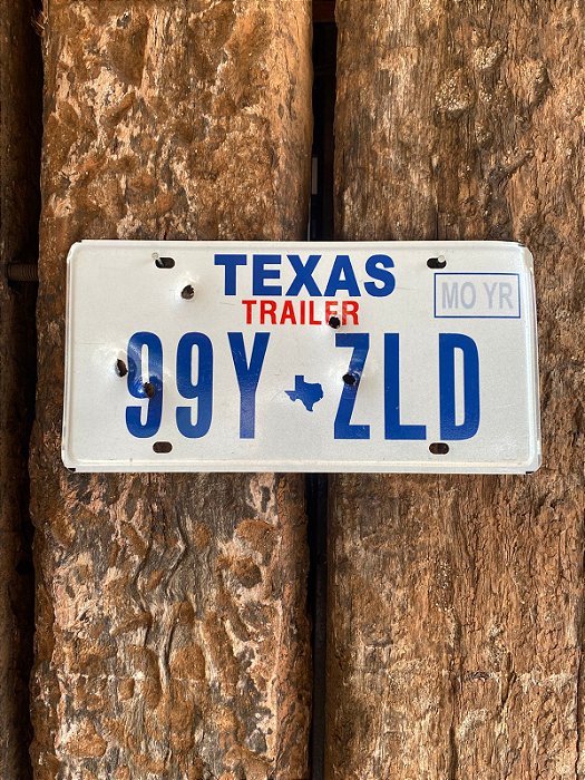 PLACA TEXAS 99Y ZLD