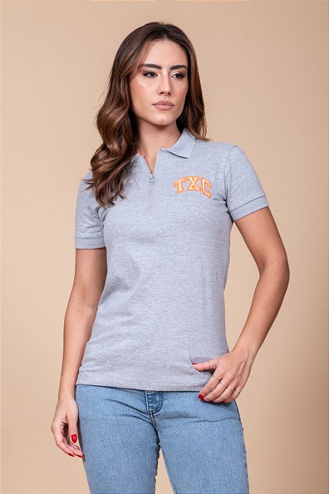 CAMISETA POLO TXC CUSTOM SLIM MESCLA 27245