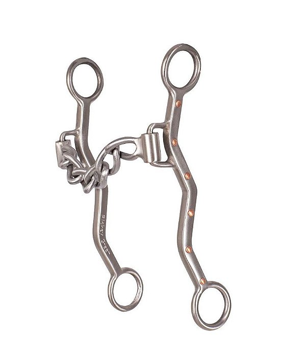 FREIO CLASSIC EQUINE INOX BRIDÃO CORRENTE RGBIT30-CL