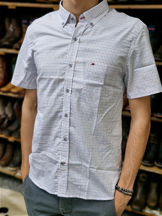 CAMISA RIVERTON MC FAIR CUT 040 001 BRANCA