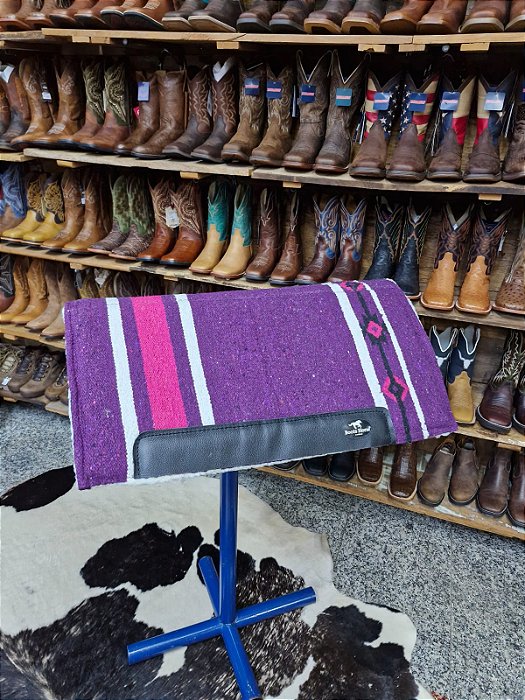 MANTA PARA SELA BOOTS HORSE NAVAJO COMBAT ROXA 30X32