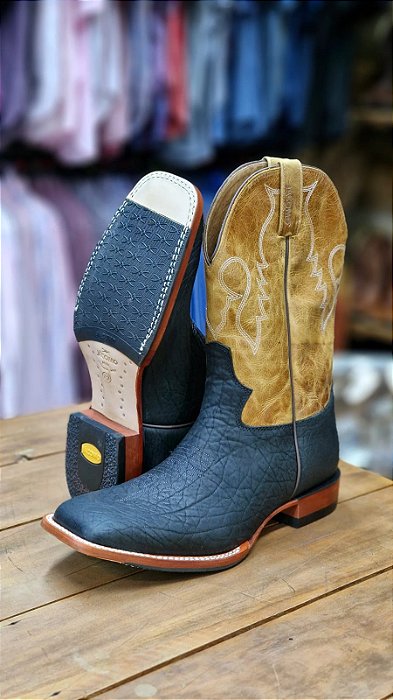 BOTA JACOMO PRETO/MOSTARDA 3001 CLGDQ