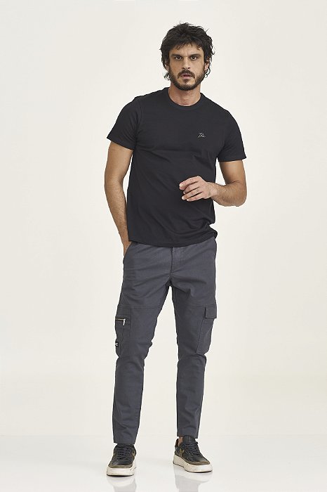 CAMISETA TXC MEIA MALHA REGULAR PRETA 192290