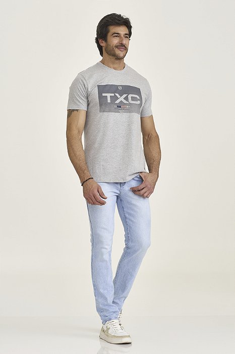 CAMISETA TXC MEIA MALHA REGULAR MESCLA ESTAMPADA 192387
