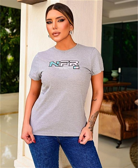 CAMISETA NFR CINZA CFS666