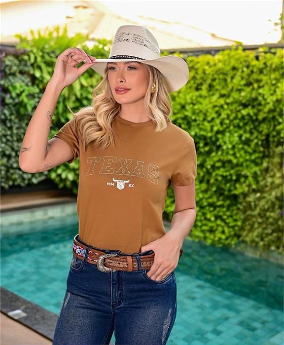 CAMISETA NFR MARROM CFS653