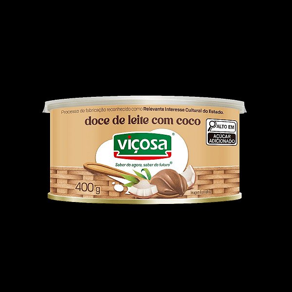 DOCE DE LEITE VIÇOSA C/COCO 400G