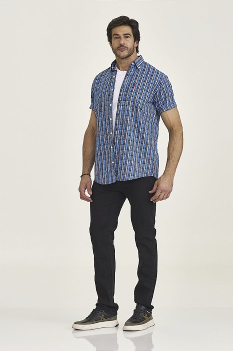 CAMISA TXC REGULAR TRICOLINE BORDADA 29136C