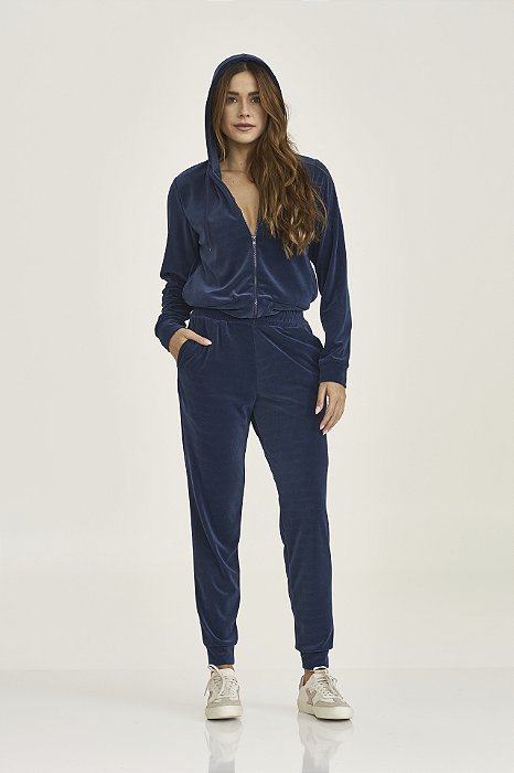 CALÇA JOGGER MOLETOM AVELUDADA 25107