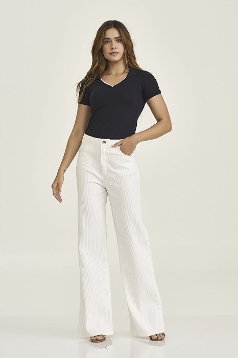 CAMISETA POLO SLIM TXC CUSTOM PRETA 27280