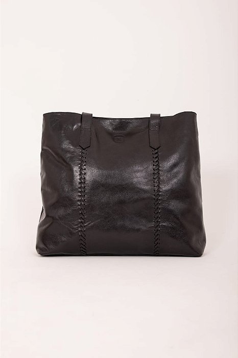 BOLSA TXC PRETO CUSTOM EM COURO ESTAMPADA B003