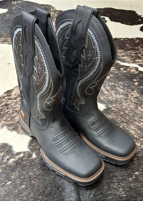 BOTA VIMAR CRAZY HORSE PRETO 81360