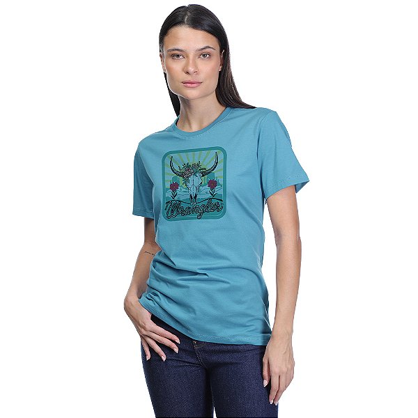 CAMISETA WRANGLER TSHIRT WF5743 AZUL