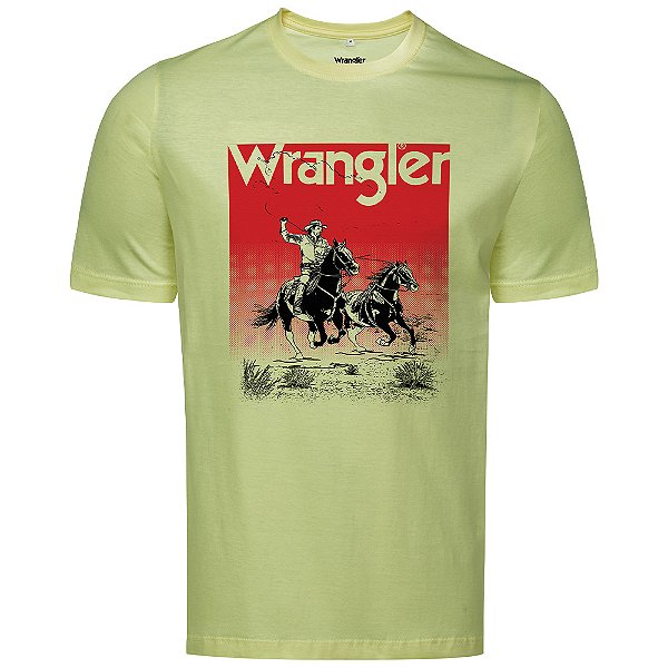 CAMISETA WRANGLER TSHIRT WM5753 AMARELA