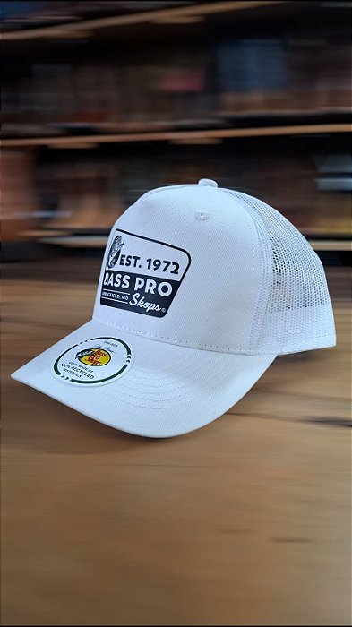 BONE BASS PRO SHOPS BRANCO ESTAMPADO