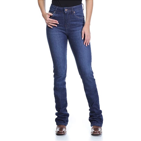 CALÇA WRANGLER FEM 09MWZDD LYCRA C/MÉDIA BOOT CUT