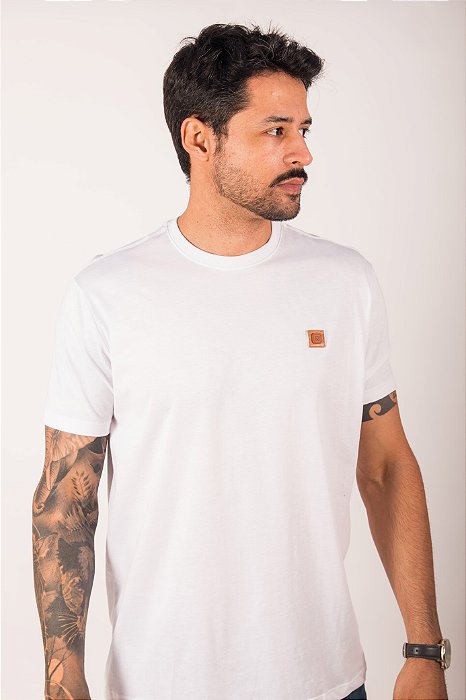 CAMISETA REGULAR MALHA 192594 BRANCA