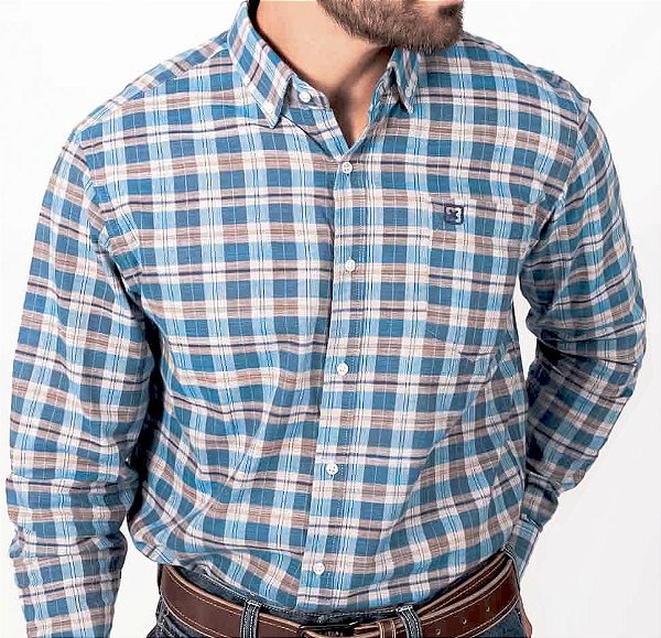 CAMISA TXC REGULAR TRICOLINE XADREZ 29346