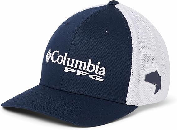BONE COLUMBIA PFG MESH TM BALL CAP COLLEGIATE NAVY