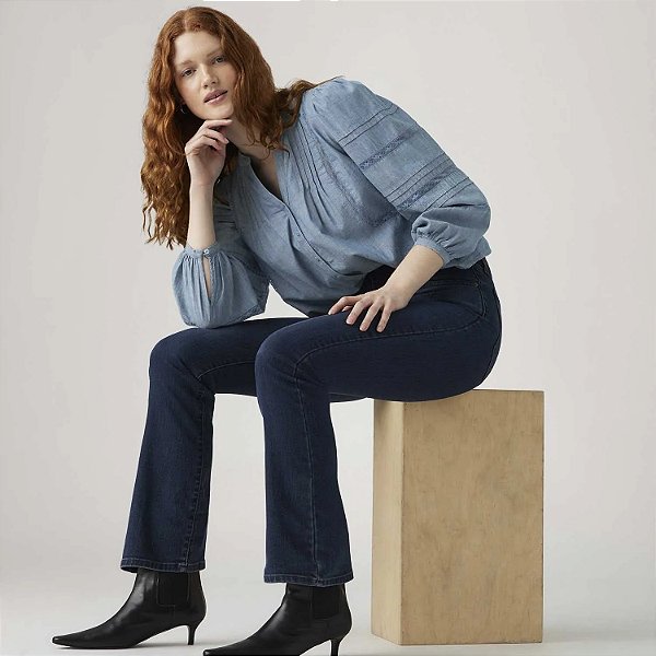 CALÇA LEVI'S 725 HIGH RISE BOOTCUT ESCURA 187590238