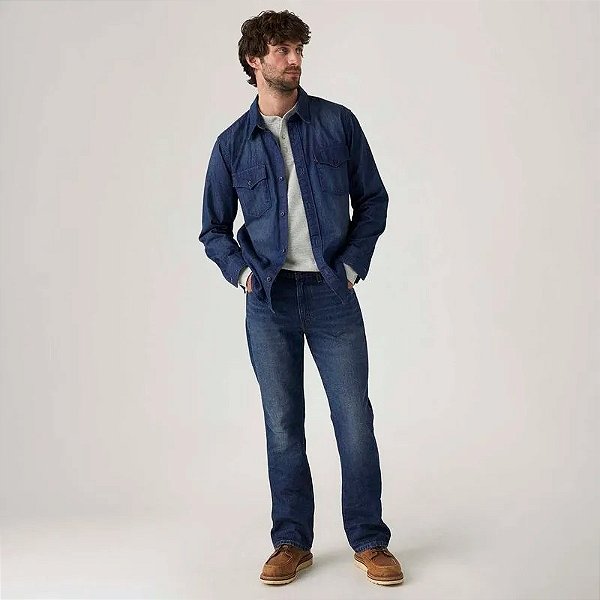 CALÇA LEVI'S 537 WESTERN BOOT CUT ESCURA
