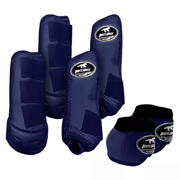 KIT COMPLETO CLOCHE E BOLETEIRA MÉDIA/LONGA MARINHO