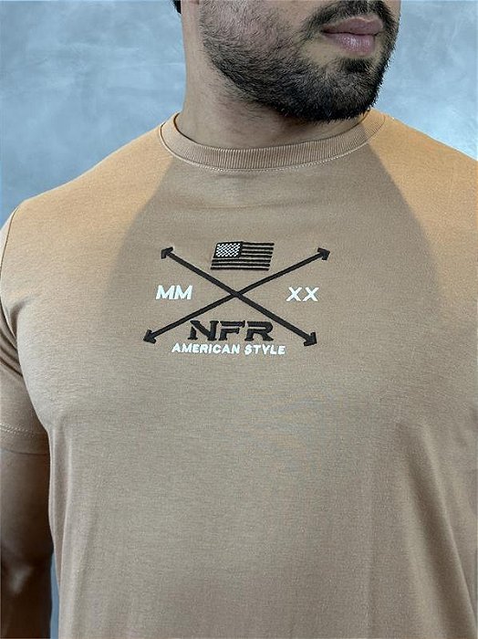 CAMISETA NFR BEGE CMS1083
