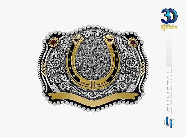 FIVELA SUMETAL FERRADURA STRASS 16451