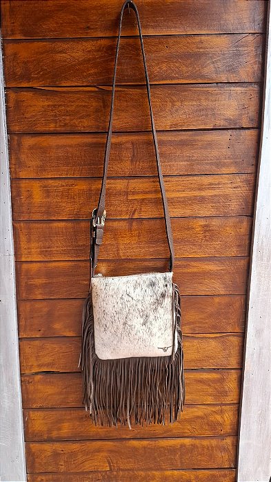 BOLSA CINCOW DIVE COURO PELO MARROM 9372