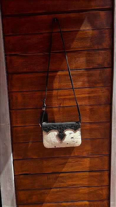 BOLSA CINCOW DIVE COURO PELO PRETO 9365
