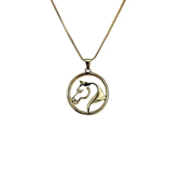 COLAR CABEÇA DE CAVALO CIRCULO ECCC-1125
