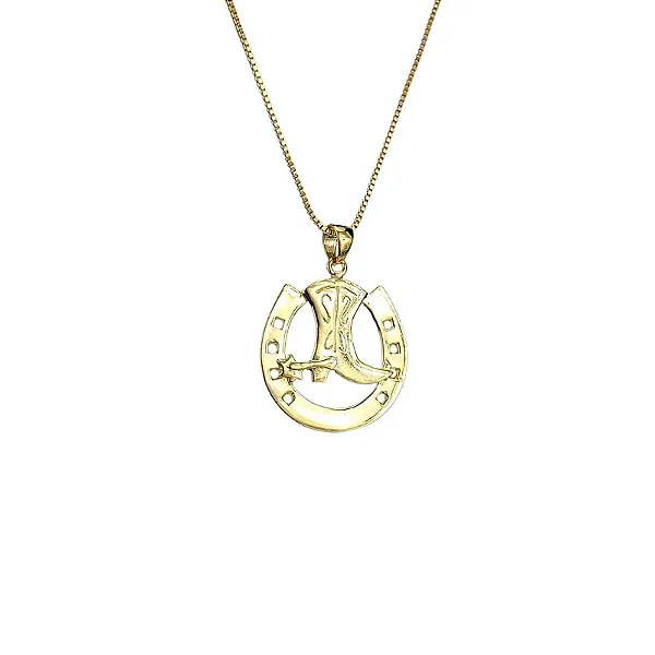 COLAR BOTA E FERRADURA ECCC-1113