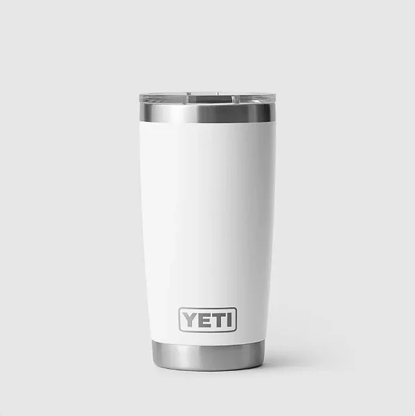 COPO TÉRMICO YETI RAMBLER 20Z TUMBLER BRANCO